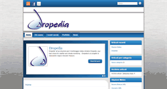 Desktop Screenshot of dropedia.it