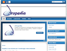 Tablet Screenshot of dropedia.it